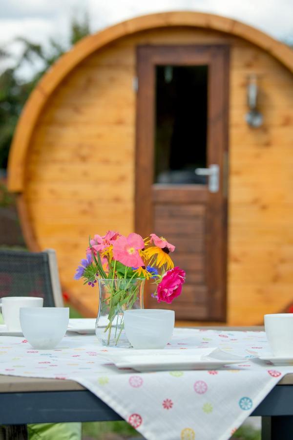 Schlaffass Campingplatz Nordbrock Hamminkeln Buitenkant foto